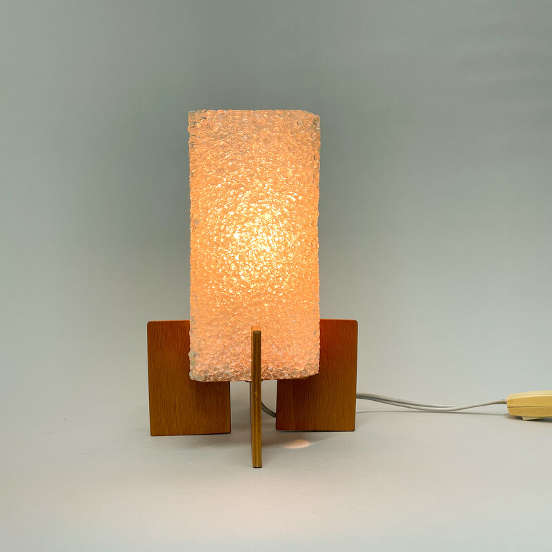 Vintage table lamp by Pavol Kostan for Pokrok Žilina, Czechoslovakia 1970s