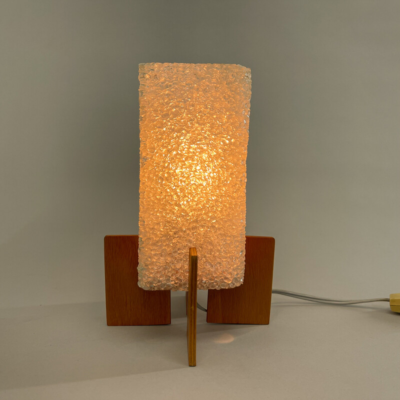 Vintage table lamp by Pavol Kostan for Pokrok Žilina, Czechoslovakia 1970s