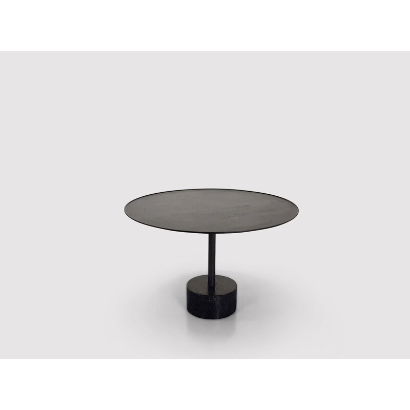 Table ronde vintage 194 9 en frêne et marbre par Piero Lissoni pour Cassina, 2014