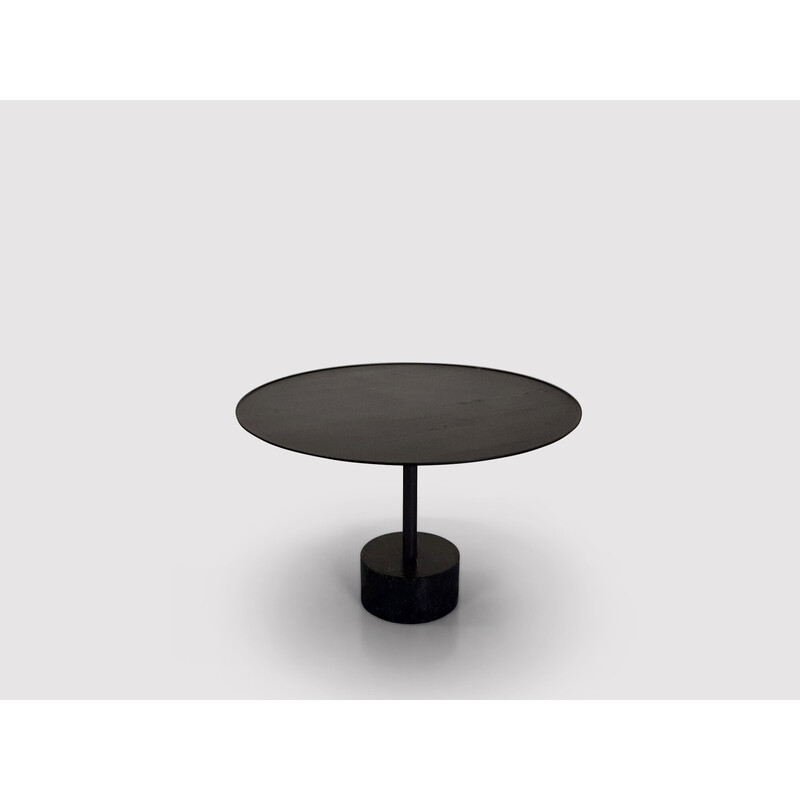 Table ronde vintage 194 9 en frêne et marbre par Piero Lissoni pour Cassina, 2014