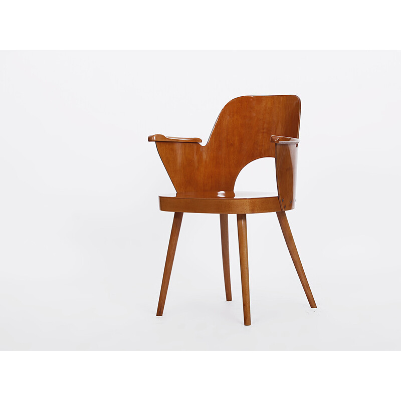 Poltrona de meados do século por Oswald Haerdtl para Thonet, República Checa 1955