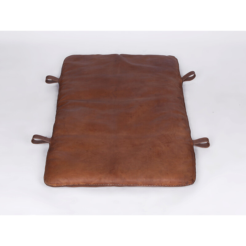 Czech vintage leather gym mat A, 1930s