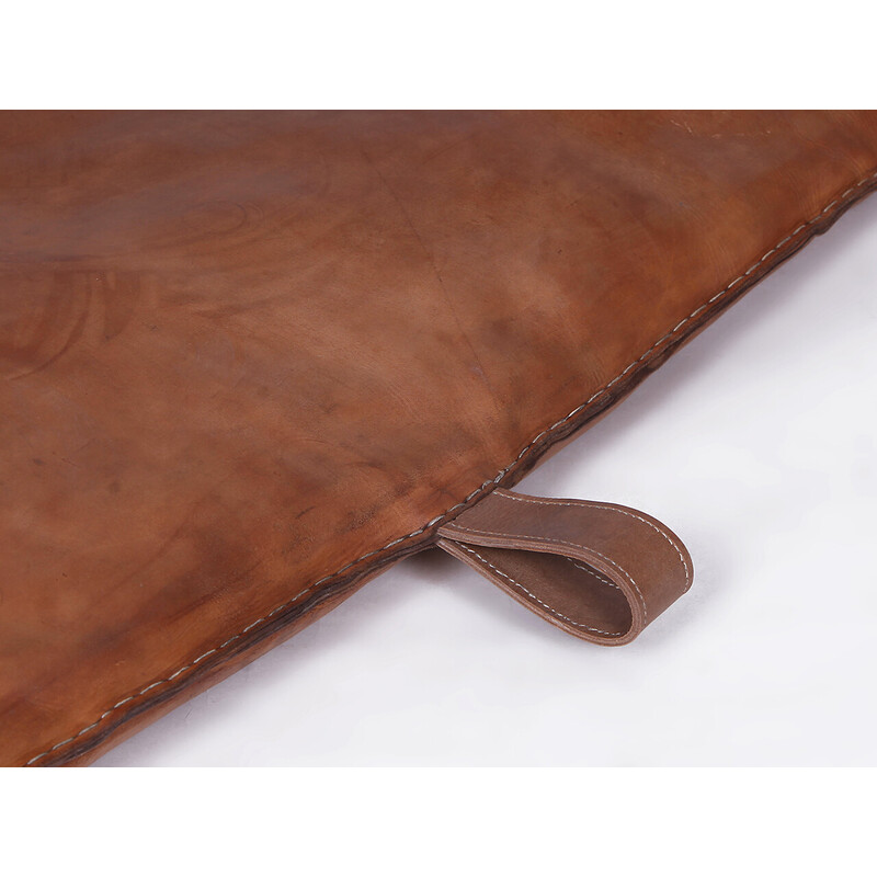 Czech vintage leather gym mat A, 1930s