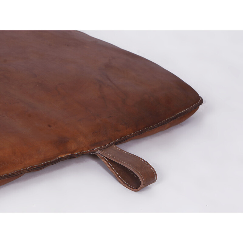 Czech vintage leather gym mat A, 1930s