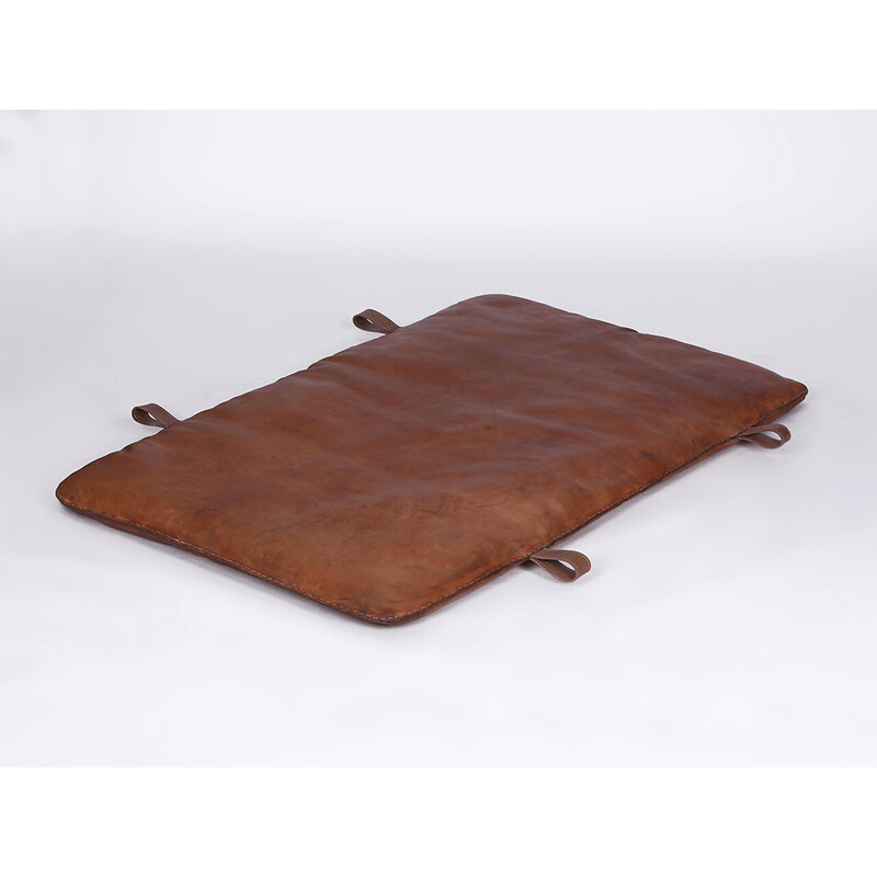 Czech vintage leather gym mat A, 1930s