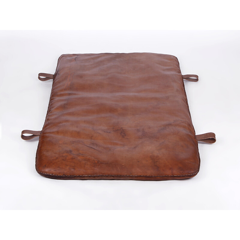 Czech vintage leather gym mat D, 1930s