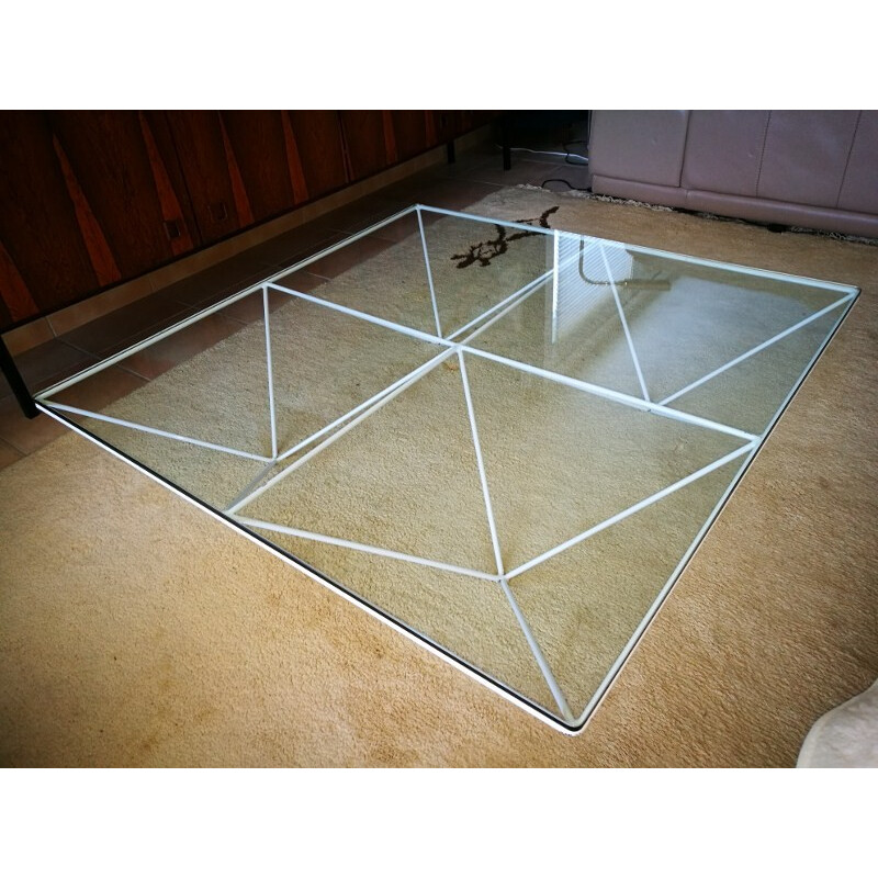 Table basse carrée Alanda par Paolo Piva - 1980