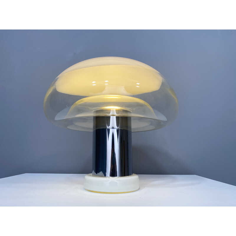 Vintage L419 table lamp by Michael Red for Vistosi, Italy 1970s