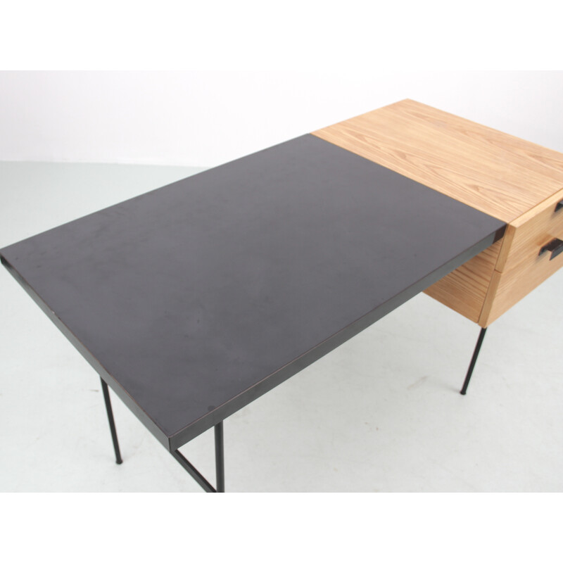 Vintage Cm141 bureau van Pierre Paulin voor Thonet, 1960