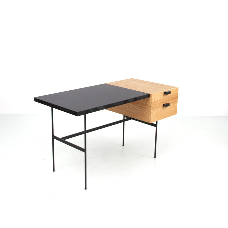 Vintage Cm141 bureau van Pierre Paulin voor Thonet, 1960