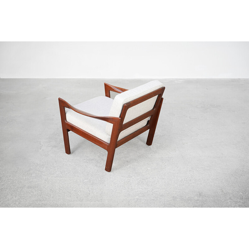 Vintage teakhouten fauteuil van Illum Walkelsø voor Niels Eilersen, 1960