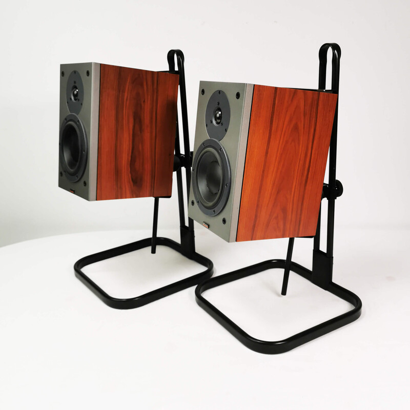 Paire de supports vintage pour colonnes audio, Allemagne 1970