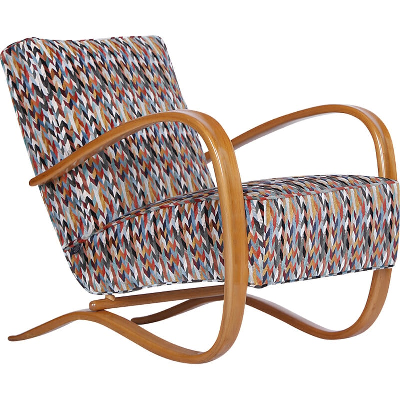 Vintage armchair H-269 by Jindřich Halabala for Spojene Up Zavody, 1930s