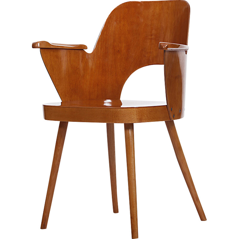 Mid-century armchair by Oswald Haerdtl for Thonet, Czech Republic 1955