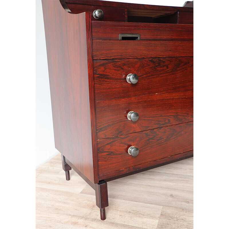 Vintage rosewood chest of drawers by Claudio Salocchi for Sormani, 1960