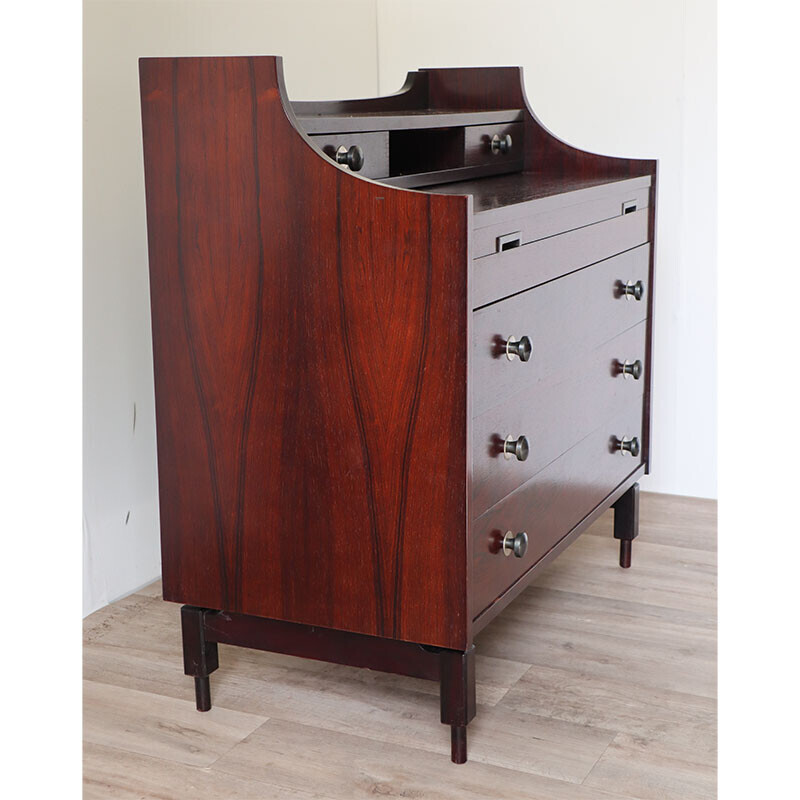 Vintage rosewood chest of drawers by Claudio Salocchi for Sormani, 1960