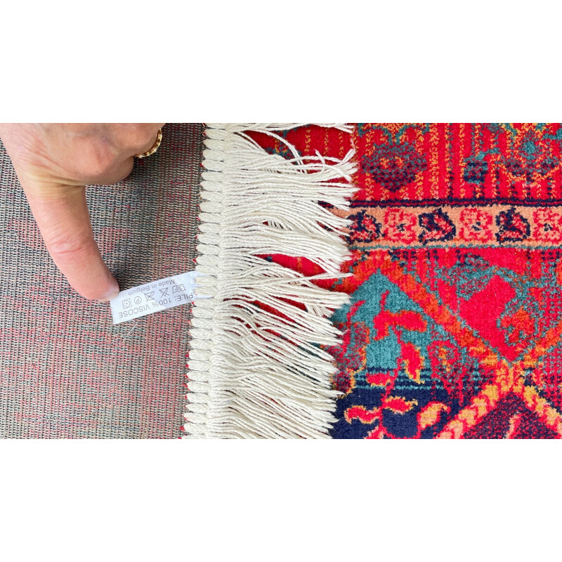 Vintage multicolored rug, 1990-2000