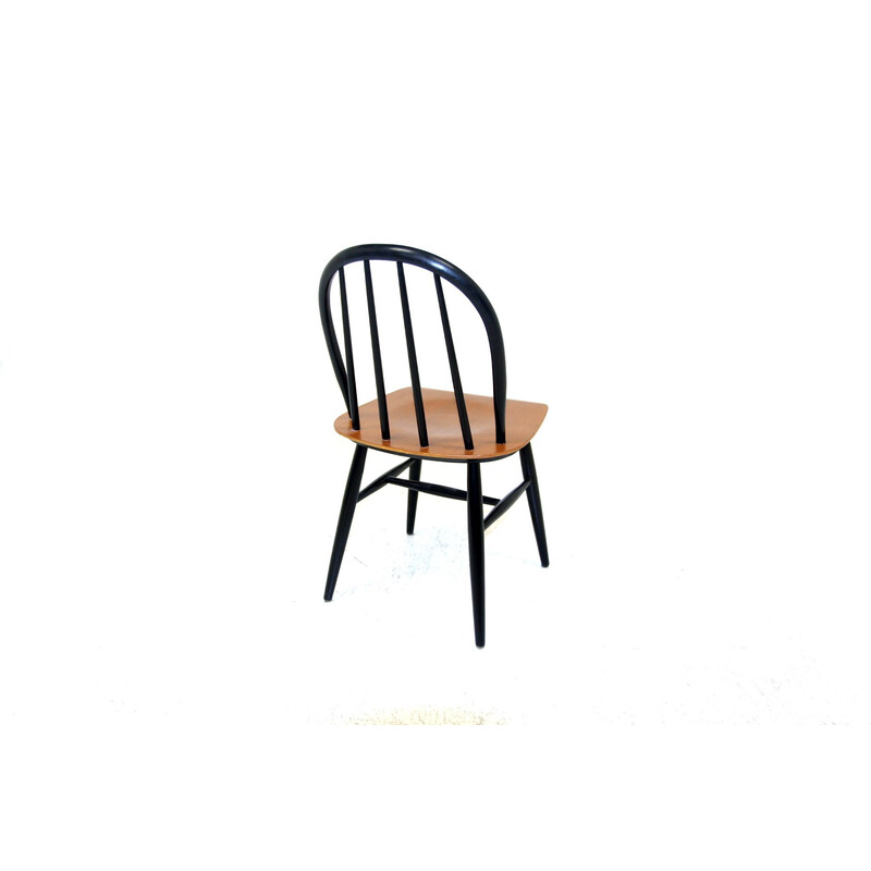 Set van 8 vintage Fanett stoelen van Ilmari Tapiovaara voor Edsbyverken, Zweden 1960