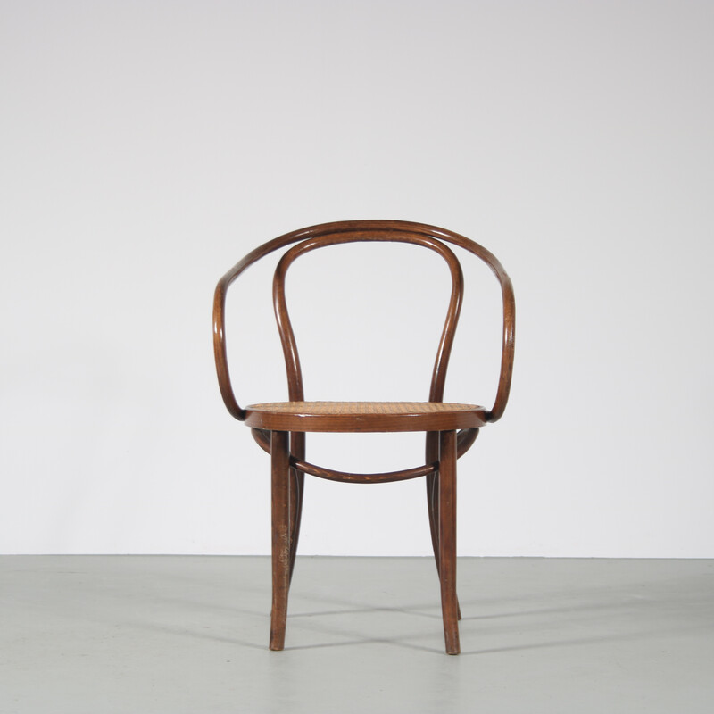 Vintage bentwooden armchair by Michael Thonet for Zpm Radomsko, Poland 1950s
