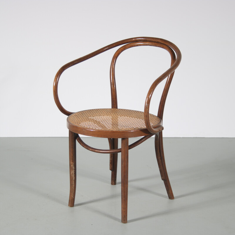 Vintage bentwooden armchair by Michael Thonet for Zpm Radomsko, Poland 1950s