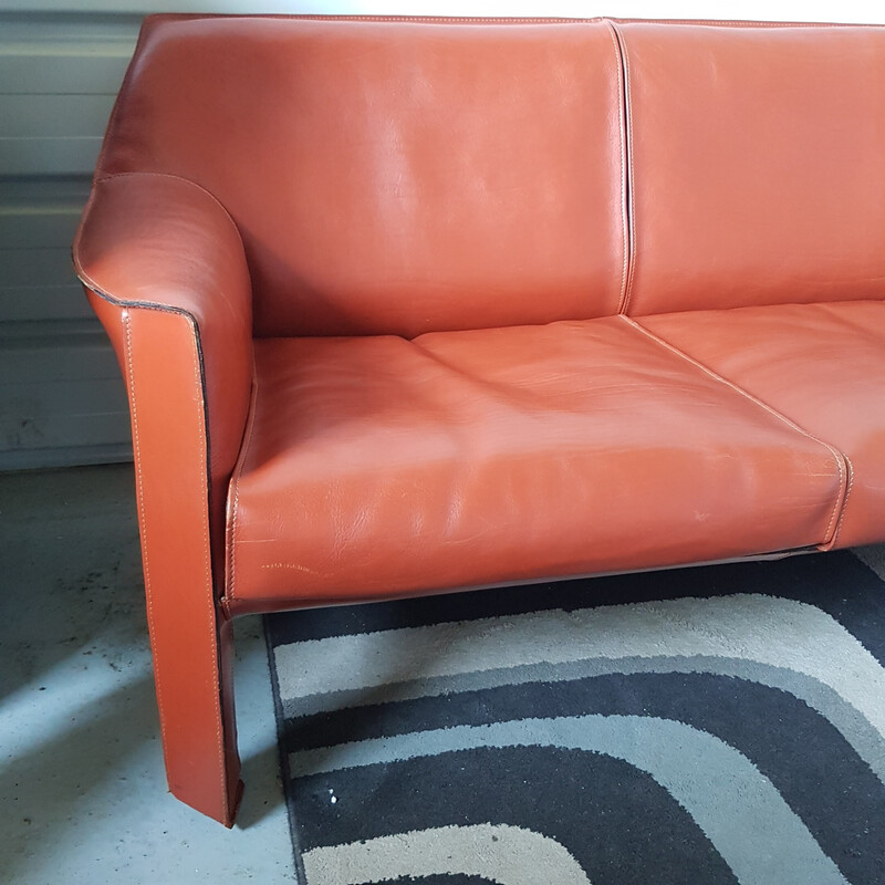 Sofá Cab 415 vintage de Mario Bellini f para Cassina