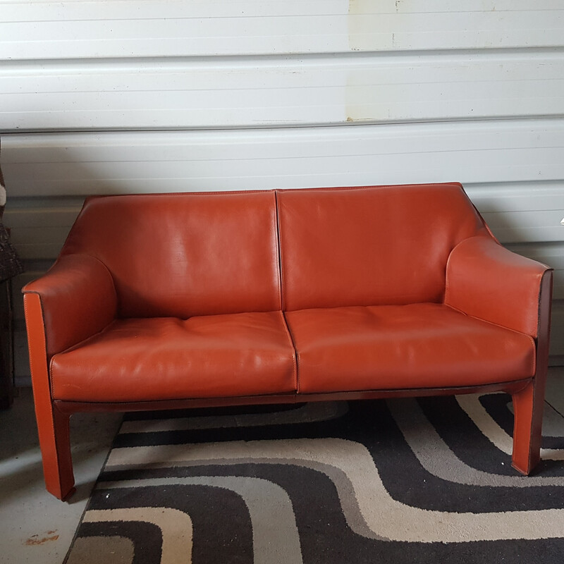 Vintage sofa Cab 415 by Mario Bellini f for Cassina