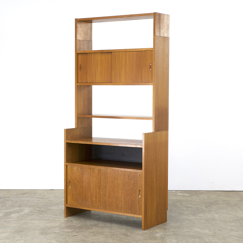 Poul Cadovius wall cabinet for KLM - 1950s