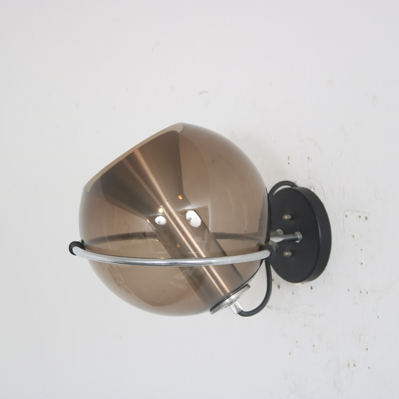 Vintage "Globe" wall lamp by Frank Ligtelijn for Raak, Netherlands 1960s