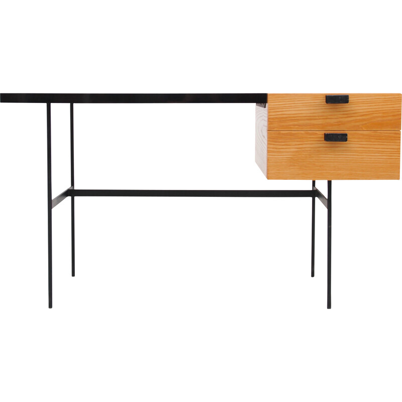 Vintage Cm141 bureau van Pierre Paulin voor Thonet, 1960