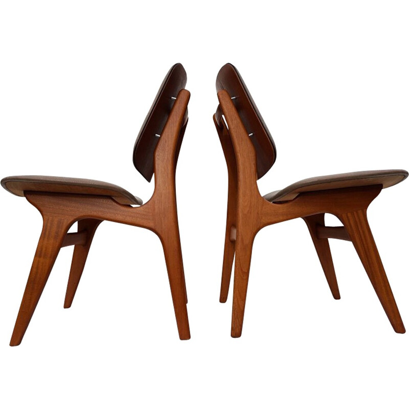 Set of 2 Mid Century Chairs by Arne Hovmand Olsen - 1960s