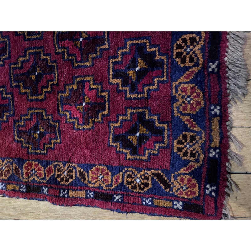 Vintage wool rug, 1970s