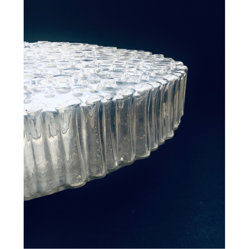Vintage glass wall lamp by Ishii Motoko for Staff Leuchten, Germany 1960-1970s