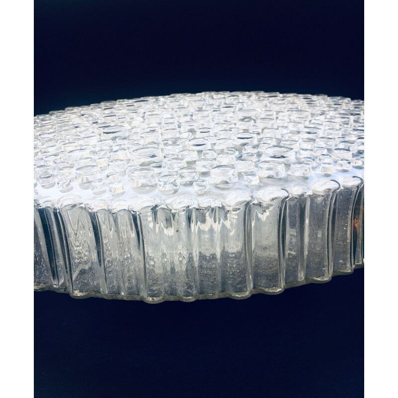 Vintage glass wall lamp by Ishii Motoko for Staff Leuchten, Germany 1960-1970s