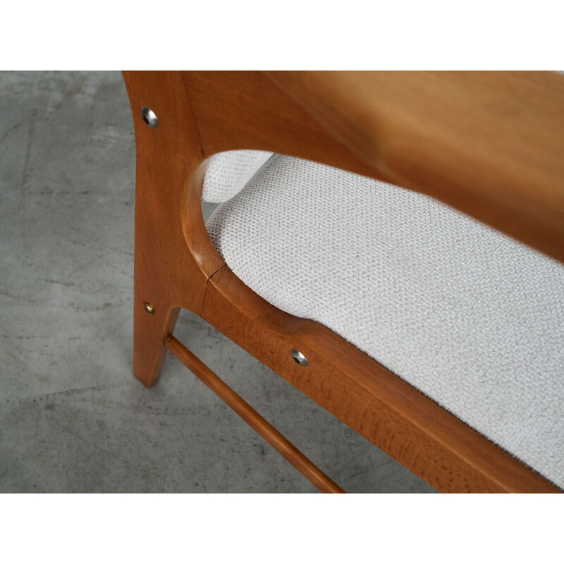 Fauteuil scandinave vintage en hêtre par Arne Hovmand Olsen pour A. R. Klingenberg and Son, 1960