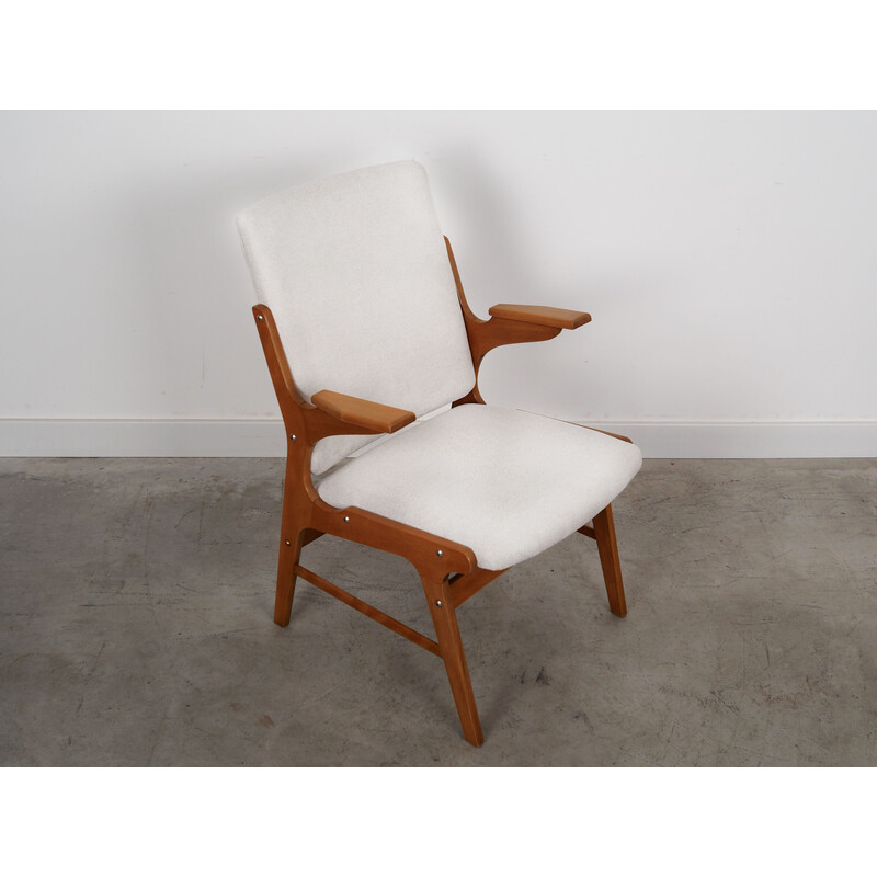 Vintage Scandinavian beechwood armchair by Arne Hovmand Olsen for A. R. Klingenberg and Son, 1960s