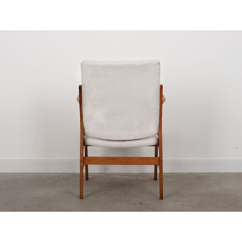 Vintage Scandinavian beechwood armchair by Arne Hovmand Olsen for A. R. Klingenberg and Son, 1960s