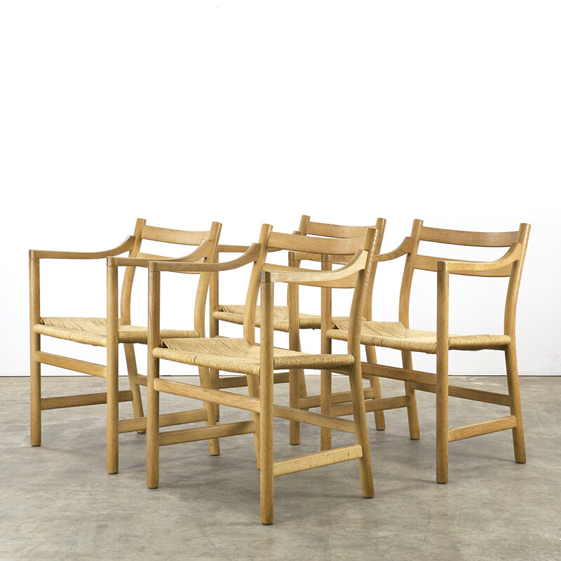 Hans J. Wegner CH46 dining chair for Carl Hansen & Son set of 4 - 1950s