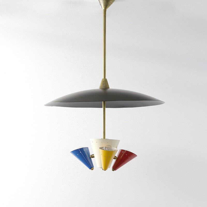 Hanglamp van Stilnovo Italië - 1950