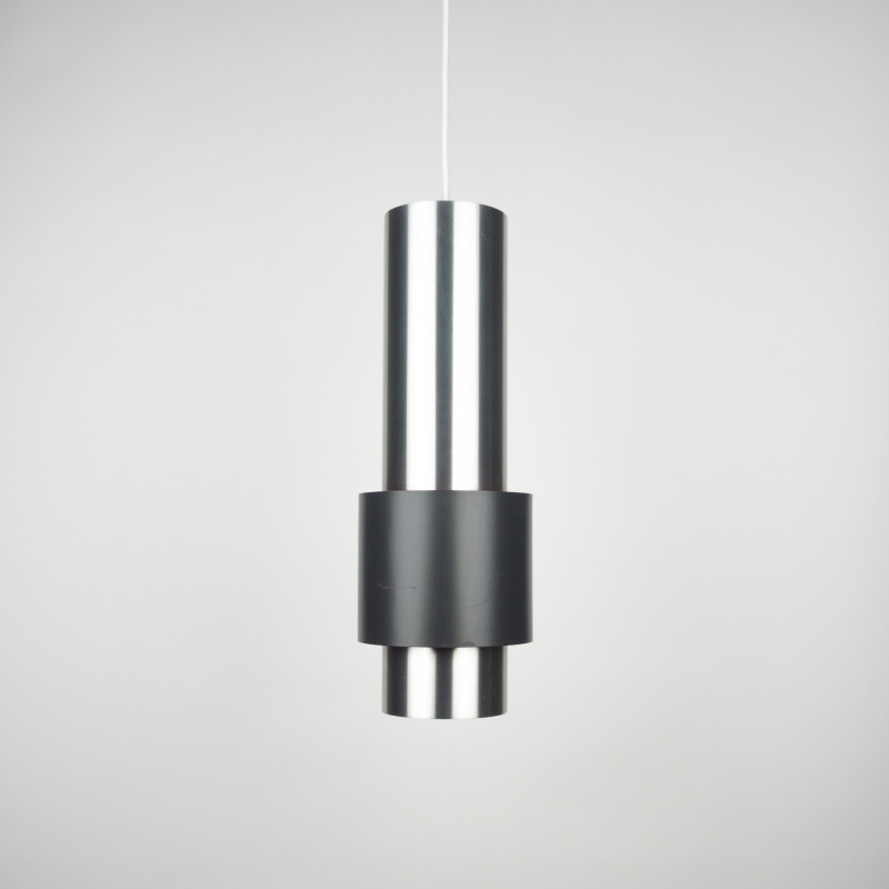 Pair of Danish vintage pendant lamps Zenith by Jo Hammerborg for Fog og Morup, 1967