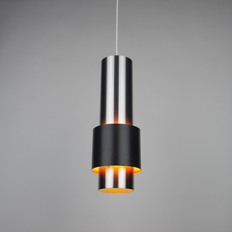 Pair of Danish vintage pendant lamps Zenith by Jo Hammerborg for Fog og Morup, 1967