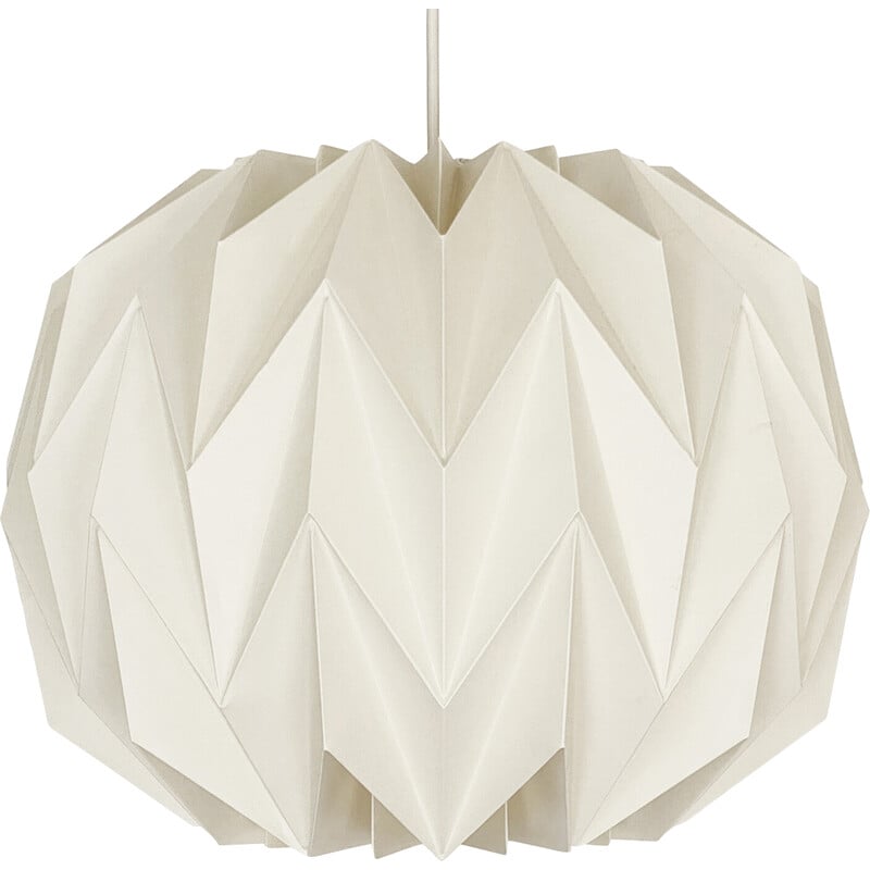 Vintage pendant lamp 157 M by Andreas Hansen for Le Klint, Denmark 1970s