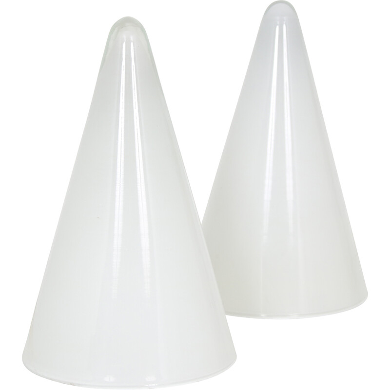 Pair of vintage "Teepee" table lamps by Sce, France 1970s