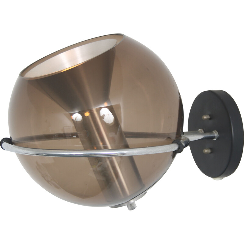 Vintage "Globe" wall lamp by Frank Ligtelijn for Raak, Netherlands 1960s