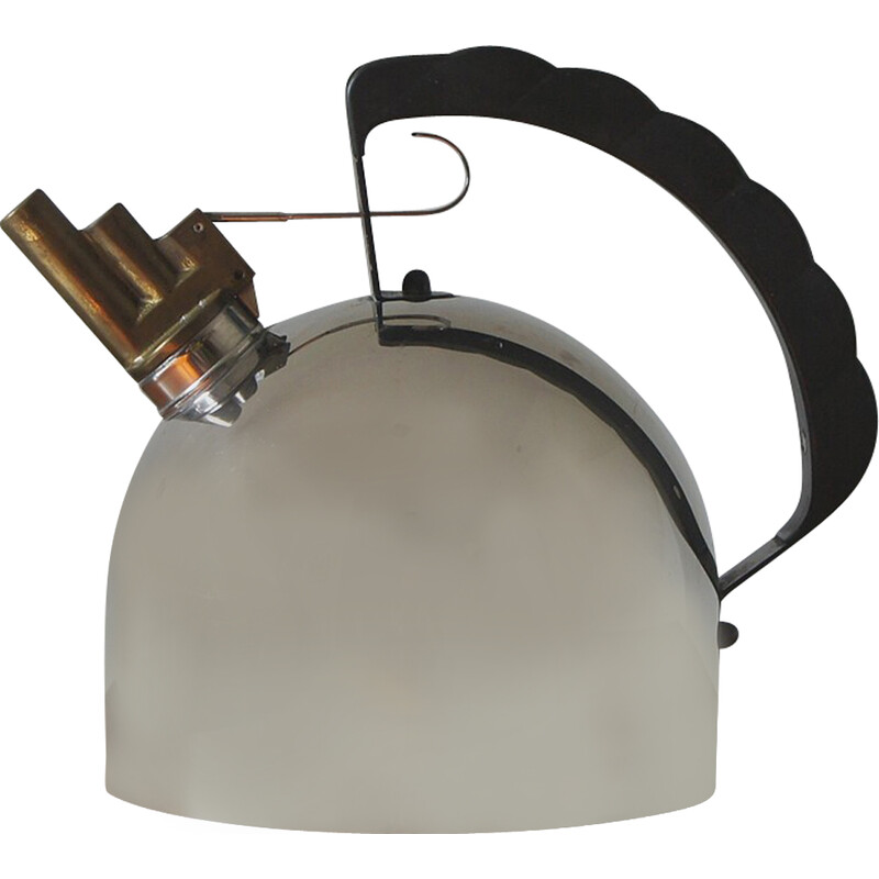 Vintage Melodic kettle with brass by Richard Sapper, 1984