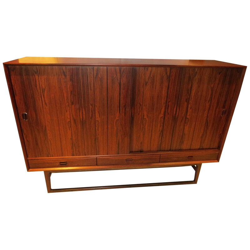 Scandinavian sideboard in Brazilian rosewood, Helge SIBAST - 1960s