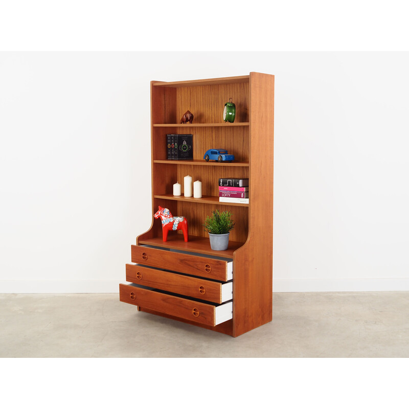 Vintage teak bookcase, Denmark 1960s