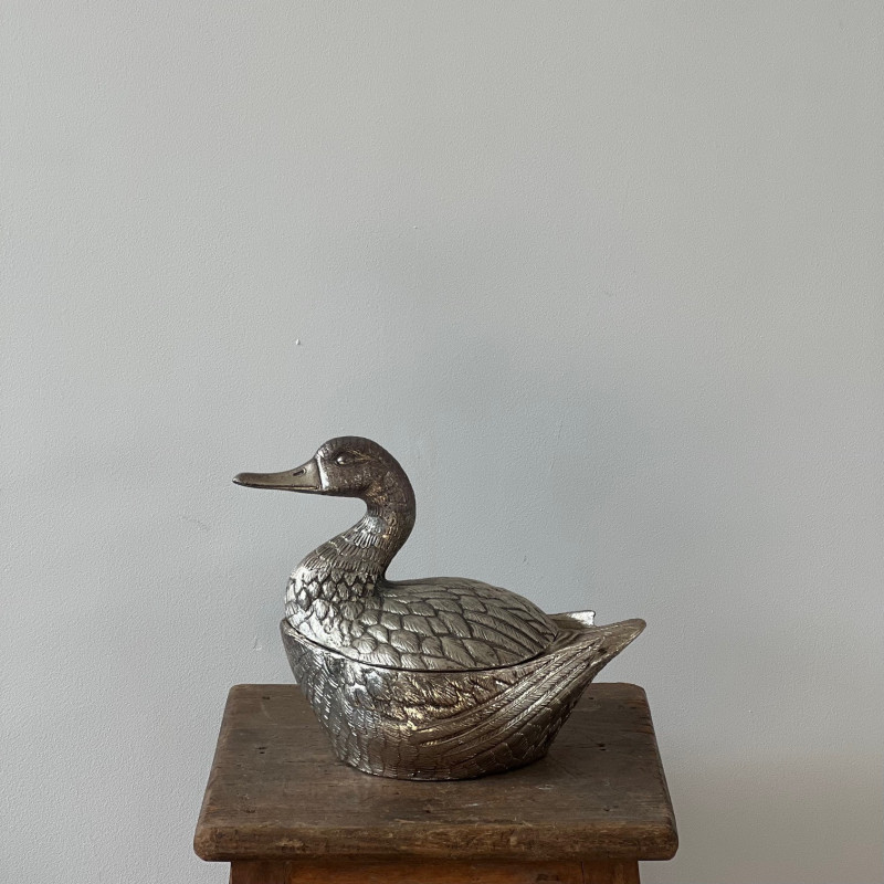 Vintage Italian duck ice bucket by Mauro Manetti, 1960s