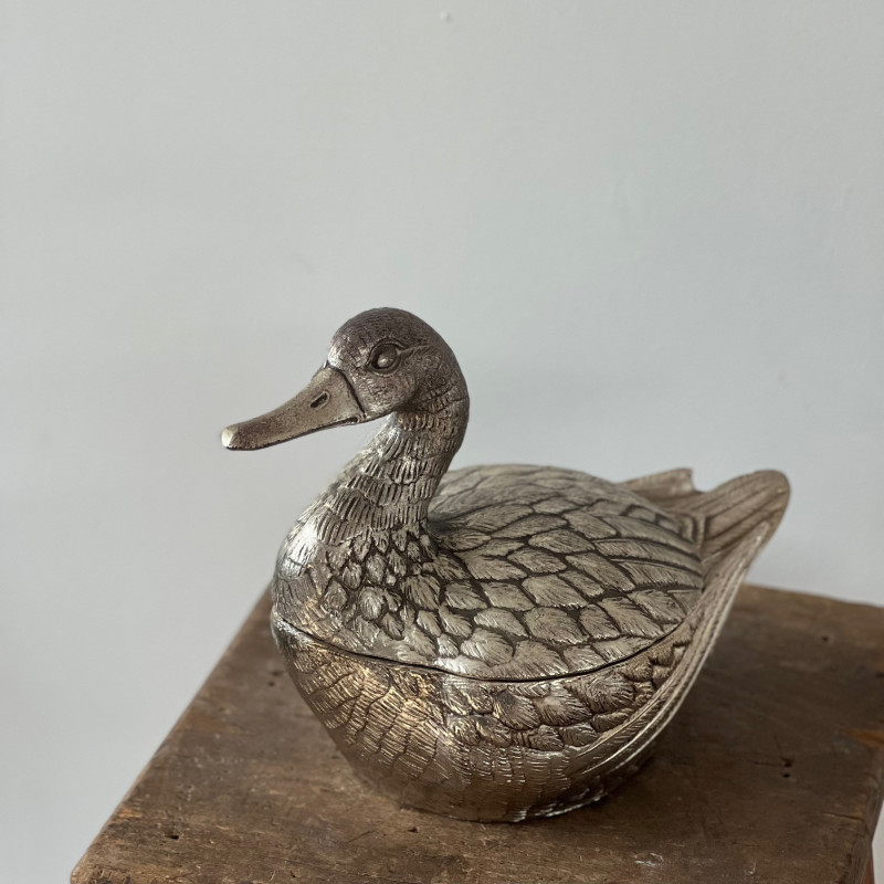 Vintage Italian duck ice bucket by Mauro Manetti, 1960s