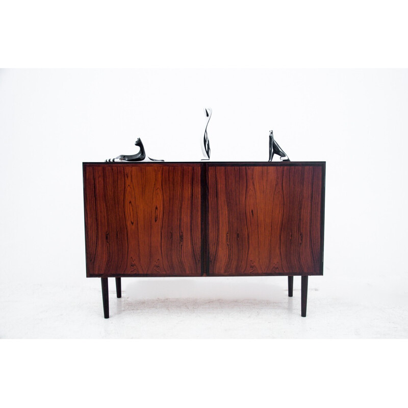 Vintage rosewood highboard by Gunni Omann, Denmark 1960s