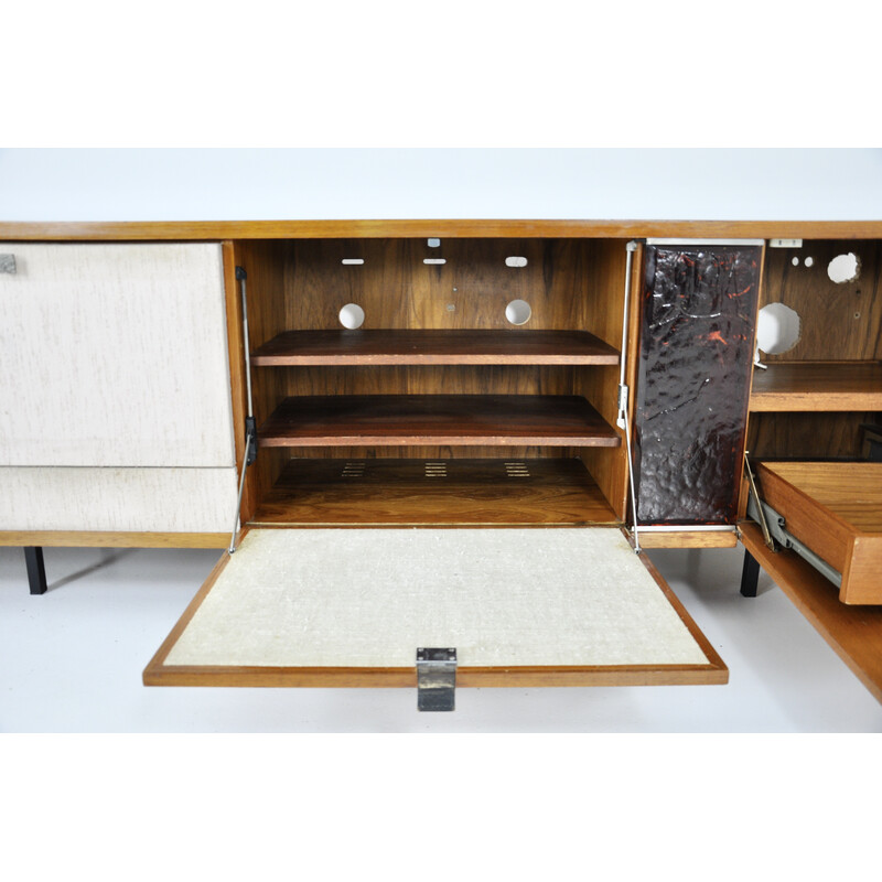 Vintage-Anrichte mit 2 Schiebetüren von Florence Knoll Bassett für Knoll Inc, 1960er Jahre